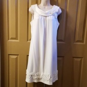 R&M Richards Cream Dress SZ 12